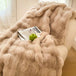 Cozy Soft Faux Rabbit Fleece Throw Blanket - Reposea - Sleep Galleria