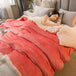 Heated Anti - Pilling Wool Throw Blanket Winter Cozy - Reposea - Sleep Galleria