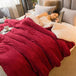 Heated Anti - Pilling Wool Throw Blanket Winter Cozy - Reposea - Sleep Galleria