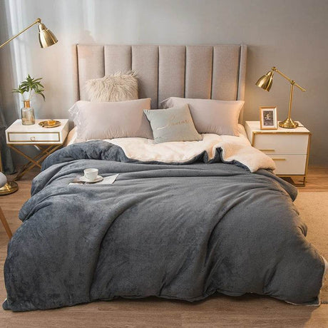 Heated Anti - Pilling Wool Throw Blanket Winter Cozy - Reposea - Sleep Galleria