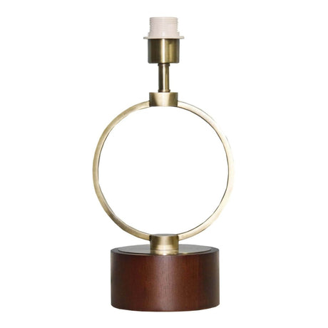 Mid-Century Modern Metal And Wood Table Lamp - Sleep Galleria
