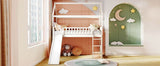 Solid Wood Twin Loft Bed With Slide And Playhouse Design - Sleep Galleria