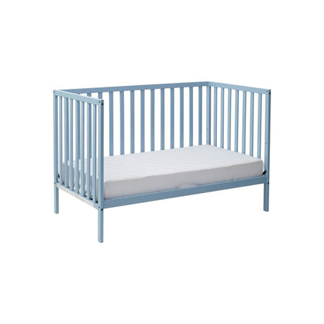 3 - in - 1 Convertible Solid Wood Baby Blue Crib - Restalyn - Sleep Galleria