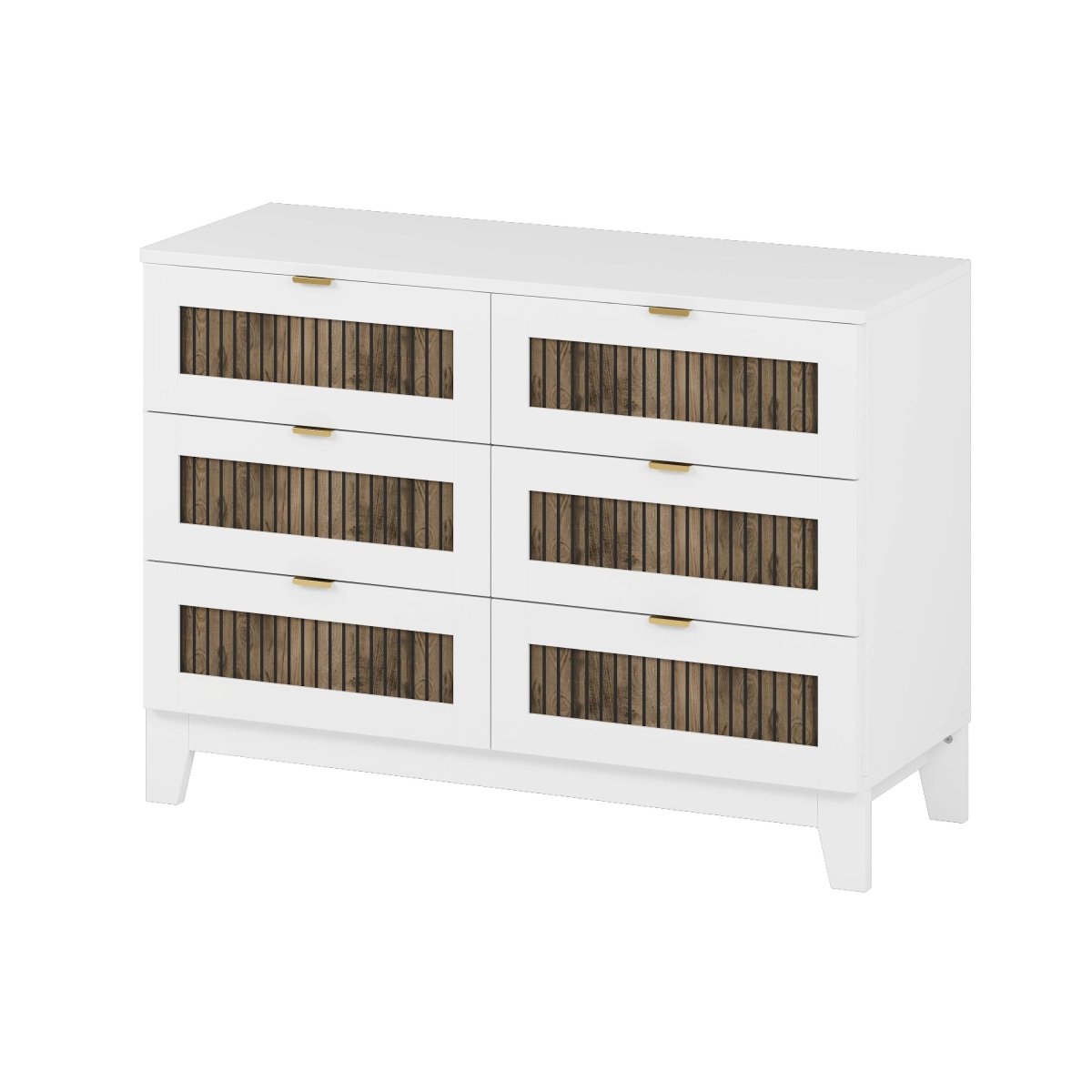 4-Piece White Farmhouse Platform Bed Set With Storage - Sleep Galleria