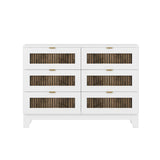 4-Piece White Farmhouse Platform Bed Set With Storage - Sleep Galleria