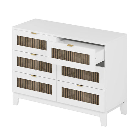 4 - Piece White Farmhouse Platform Bed Set With Storage - Restalyn - Sleep Galleria