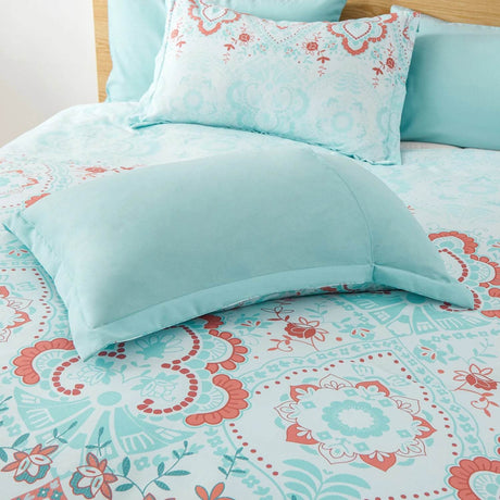 7 - Piece Extra Soft Microfiber Bohemian Comforter Set - Restalyn - Sleep Galleria