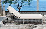 Adjustable 5-Position Backrest Outdoor Rattan Lounge Chair - Sleep Galleria