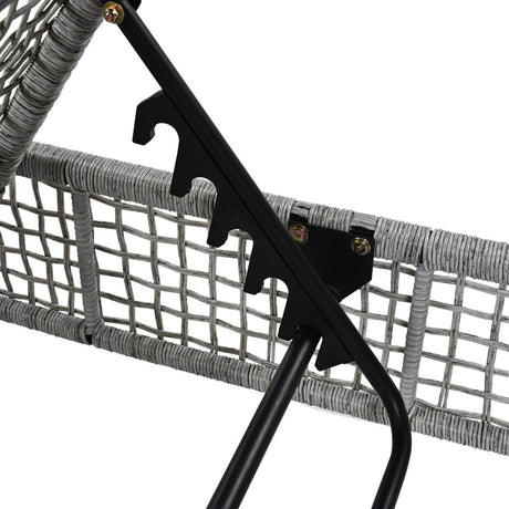 Adjustable 5 - Position Backrest Outdoor Rattan Lounge Chair - Restalyn - Sleep Galleria
