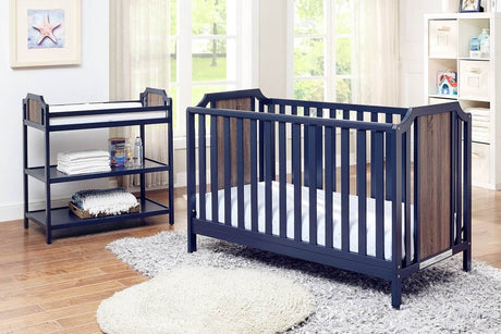 Convertible 3 - in - 1 Wood Baby Crib With Adjustable Heights - Restalyn - Sleep Galleria