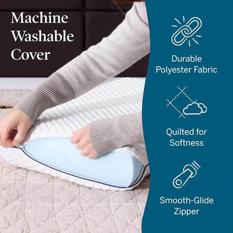 Gel - Infused Medium Plush Memory Foam Pillow - Restalyn - Sleep Galleria