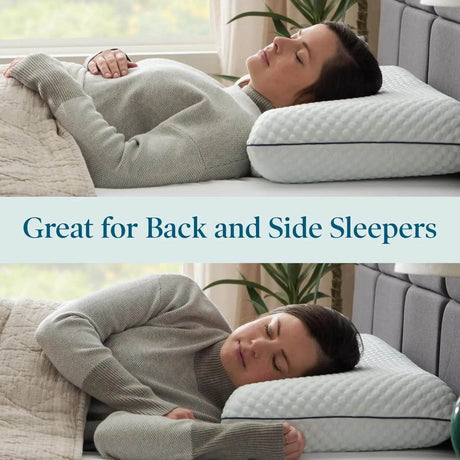 Gel - Infused Medium Plush Memory Foam Pillow - Restalyn - Sleep Galleria