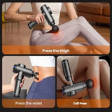 Massage Gun with LCD Touch Screen for Deep Muscle Recovery - Restalyn - Sleep Galleria