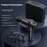 Massage Gun with LCD Touch Screen for Deep Muscle Recovery - Restalyn - Sleep Galleria