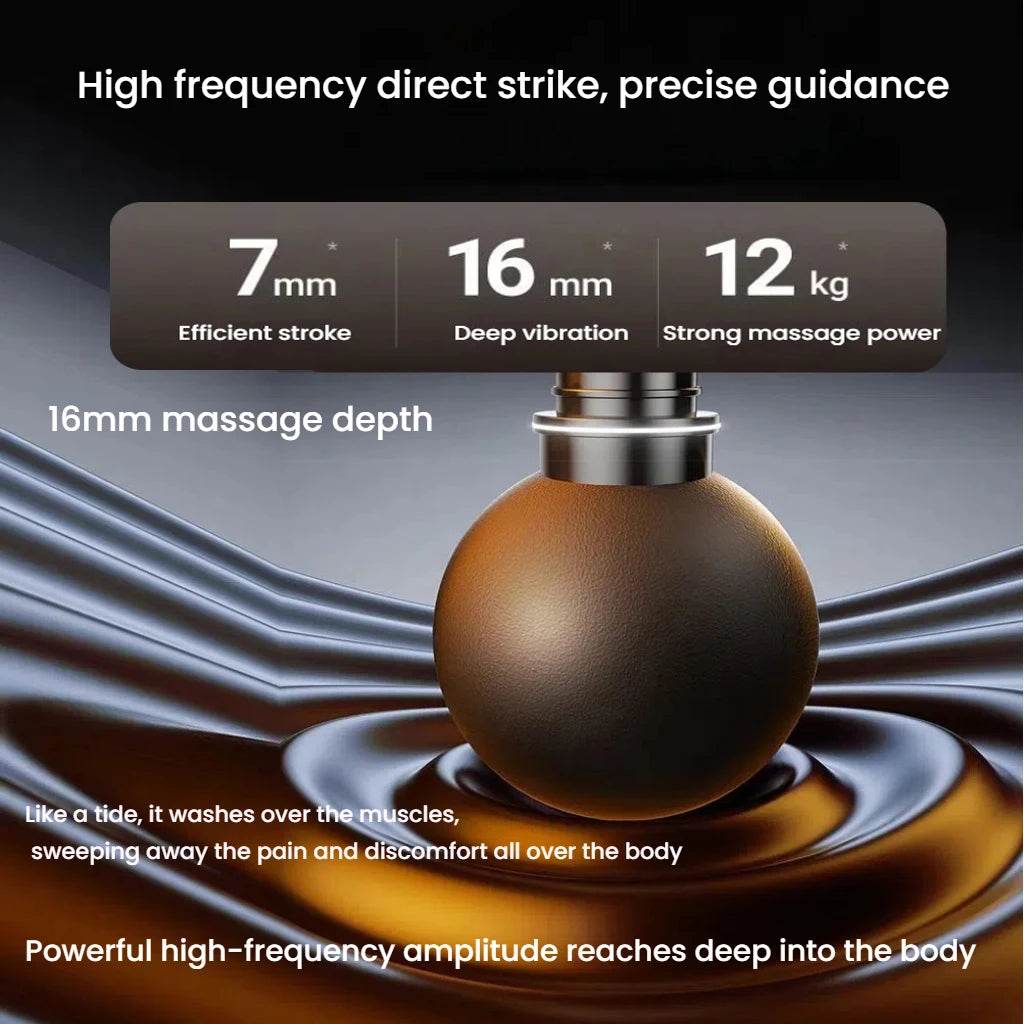 Massage Gun with LCD Touch Screen for Deep Muscle Recovery - Restalyn - Sleep Galleria