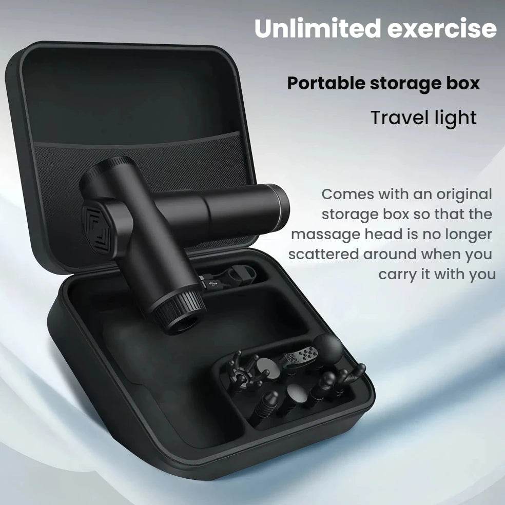Massage Gun with LCD Touch Screen for Deep Muscle Recovery - Restalyn - Sleep Galleria