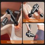 Massage Gun with LCD Touch Screen for Deep Muscle Recovery - Restalyn - Sleep Galleria