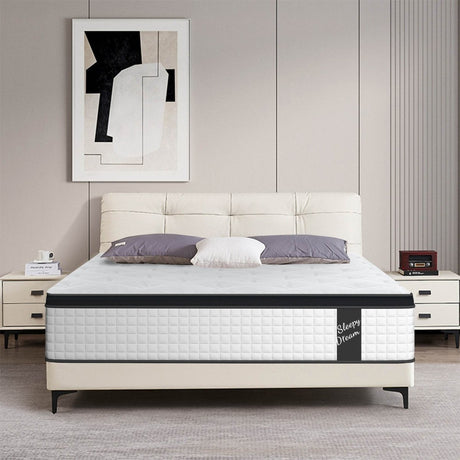 Medium Hybrid 12-Inch Memory Foam Pocket Spring Mattress - Sleep Galleria