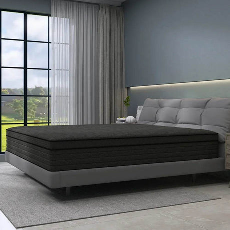 Medium Hybrid 14-Inch Gel-Infused Euro Top Mattress - Sleep Galleria
