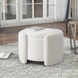 Multi - Functional Teddy Wool Storage Ottoman Stool - Restalyn - Sleep Galleria