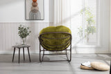 Outdoor Oversized Hand - Woven Rattan Rocking Chair - Restalyn - Sleep Galleria