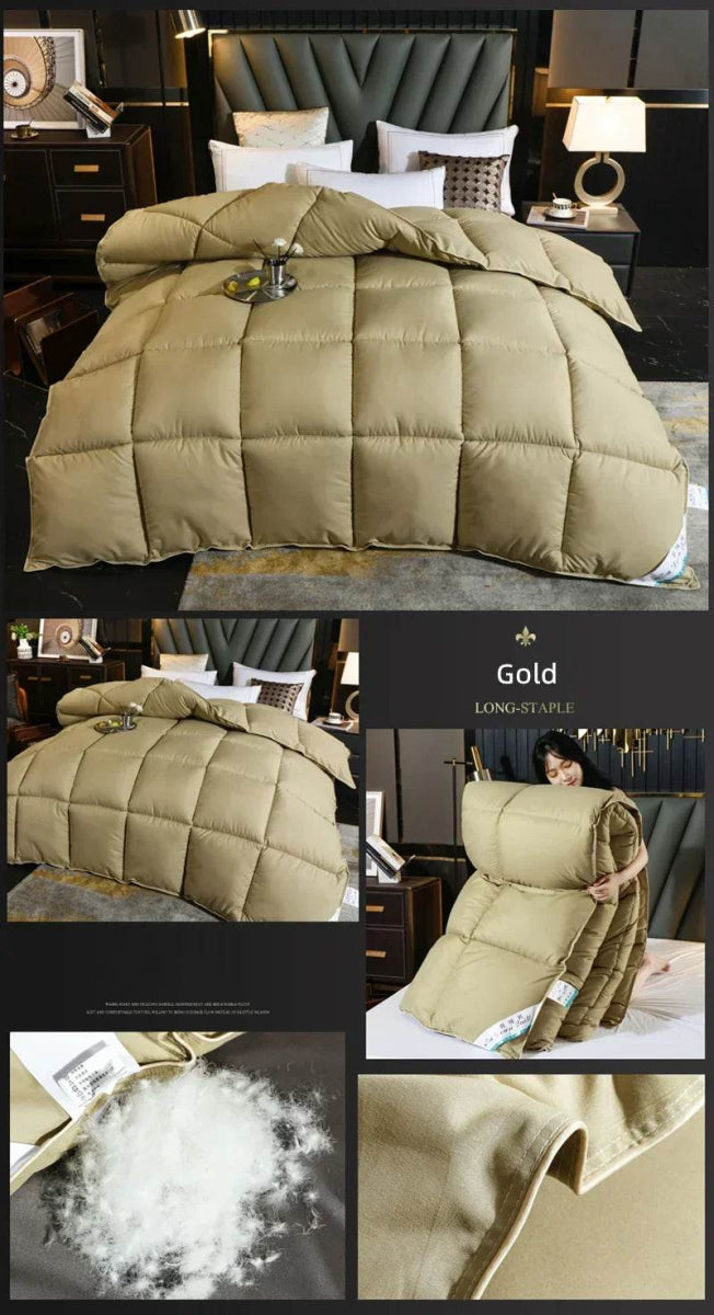Premium White Goose Down Thick Winter Comforter - Restalyn - Sleep Galleria