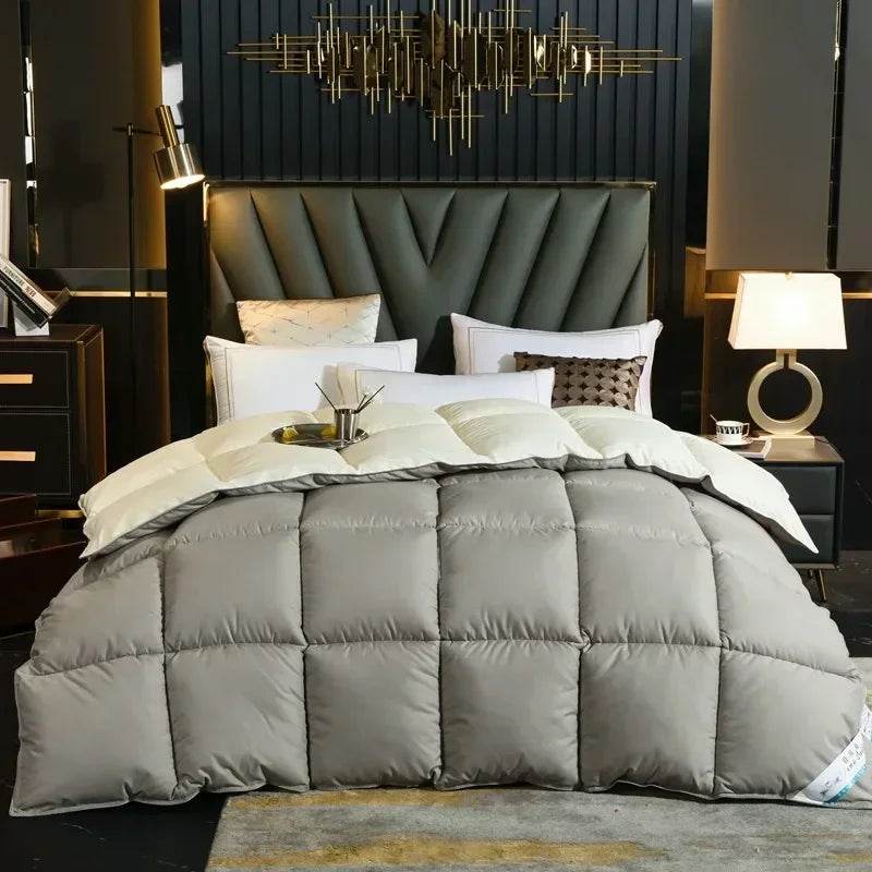 Premium White Goose Down Thick Winter Comforter - Restalyn - Sleep Galleria