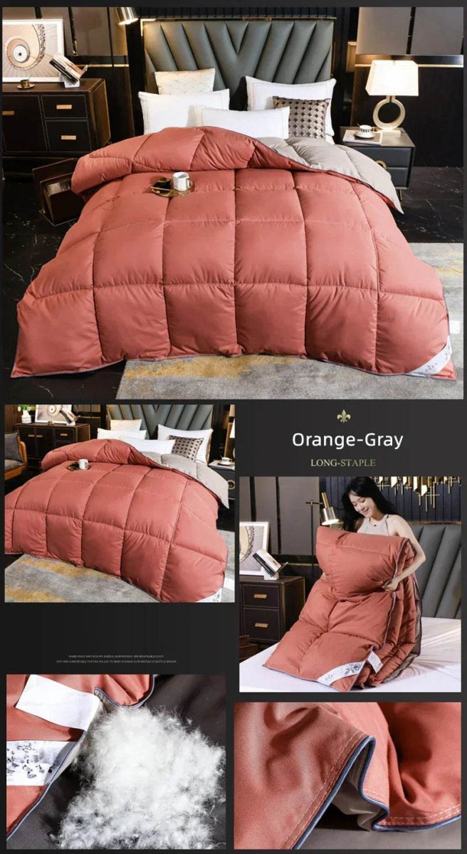Premium White Goose Down Thick Winter Comforter - Restalyn - Sleep Galleria