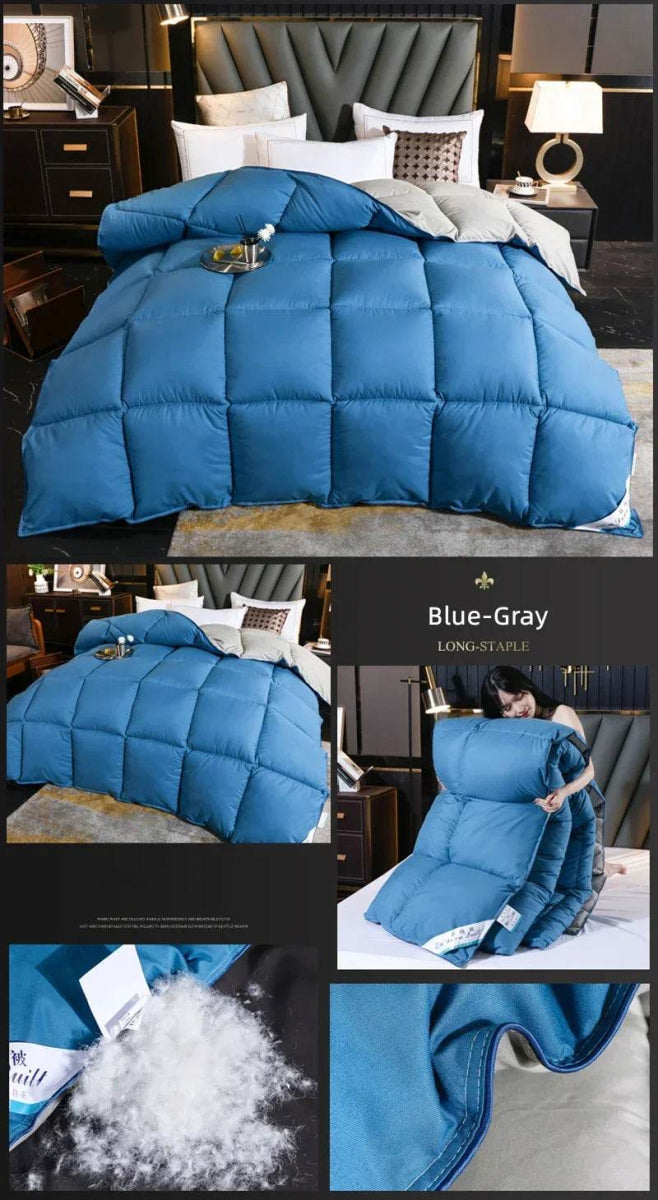 Premium White Goose Down Thick Winter Comforter - Restalyn - Sleep Galleria