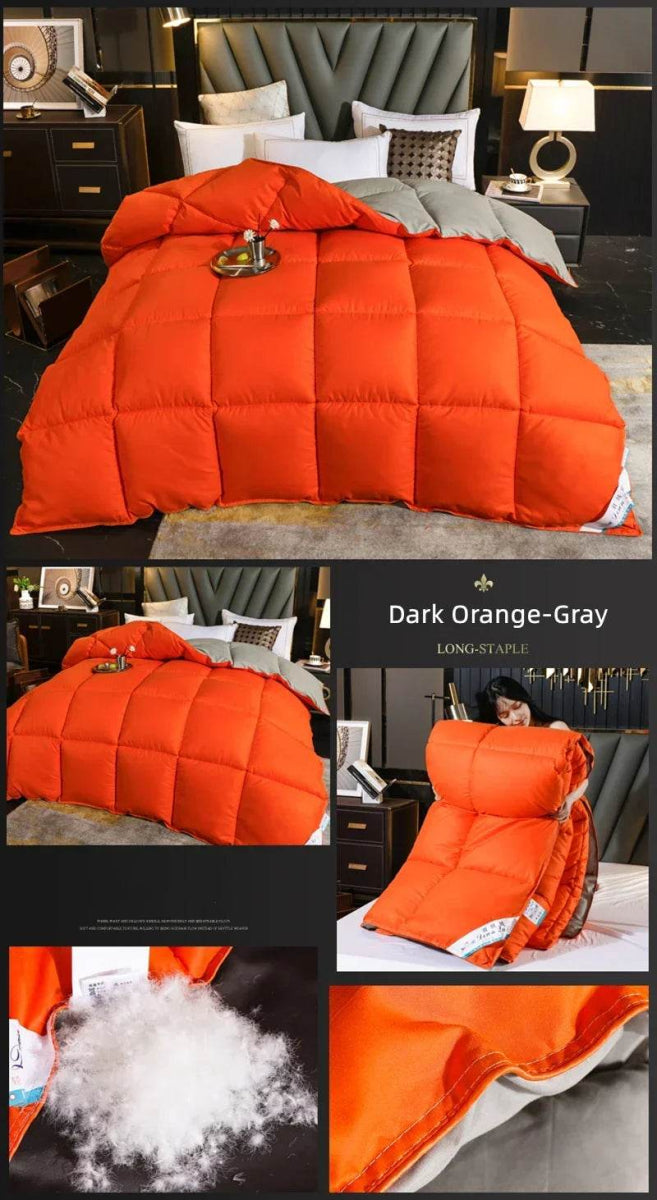 Premium White Goose Down Thick Winter Comforter - Restalyn - Sleep Galleria