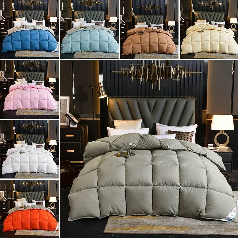 Premium White Goose Down Thick Winter Comforter - Restalyn - Sleep Galleria