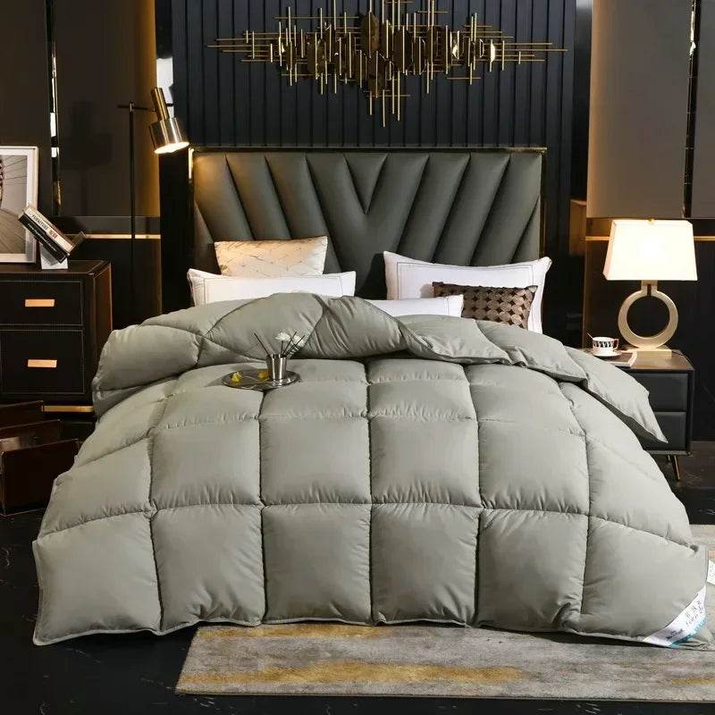 Premium White Goose Down Thick Winter Comforter - Restalyn - Sleep Galleria