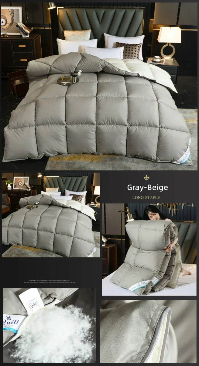 Premium White Goose Down Thick Winter Comforter - Restalyn - Sleep Galleria