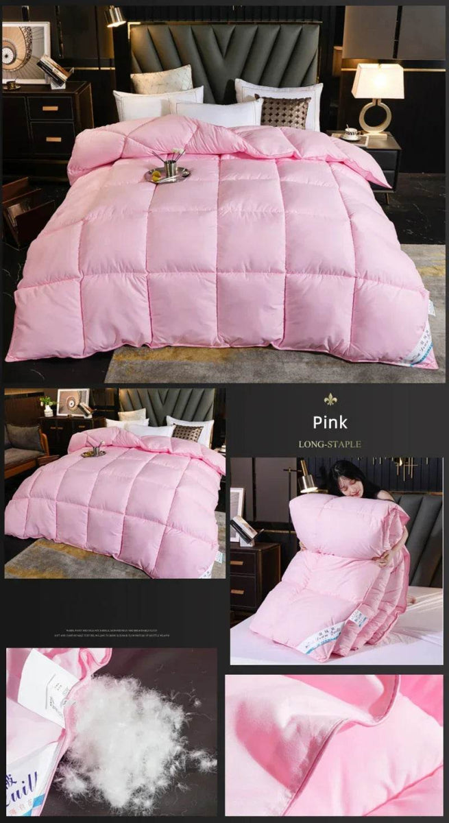 Premium White Goose Down Thick Winter Comforter - Restalyn - Sleep Galleria