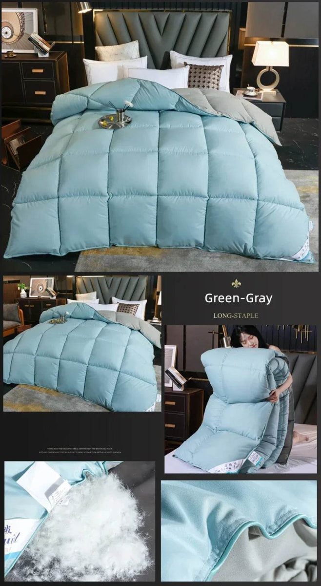 Premium White Goose Down Thick Winter Comforter - Restalyn - Sleep Galleria