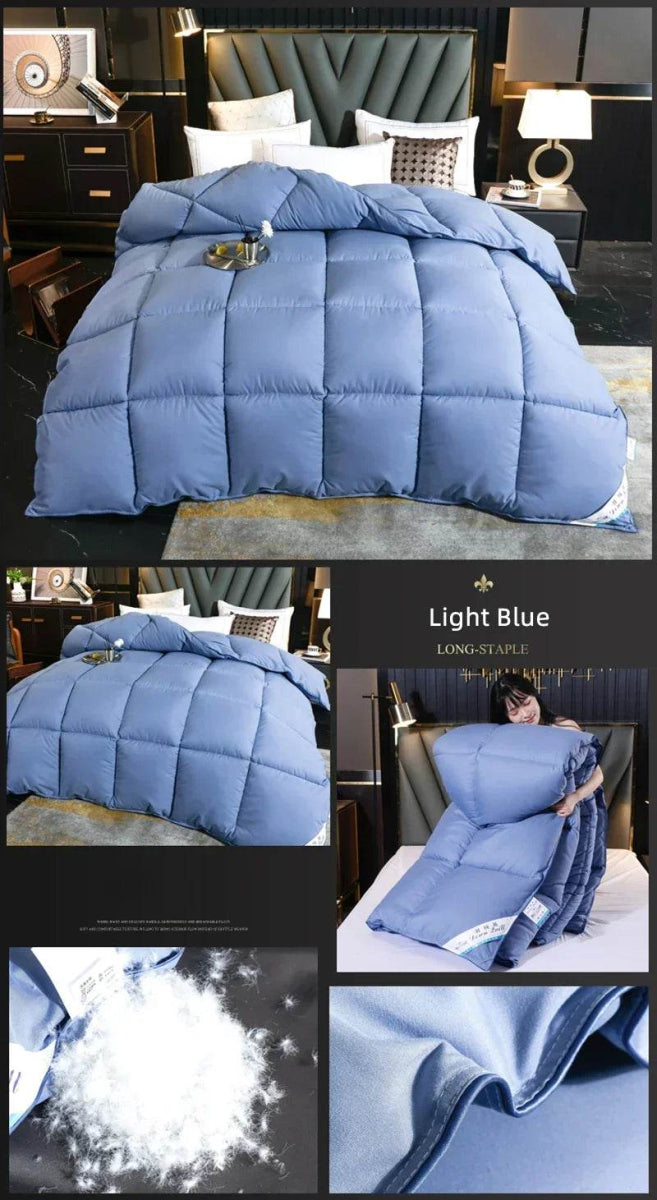 Premium White Goose Down Thick Winter Comforter - Restalyn - Sleep Galleria