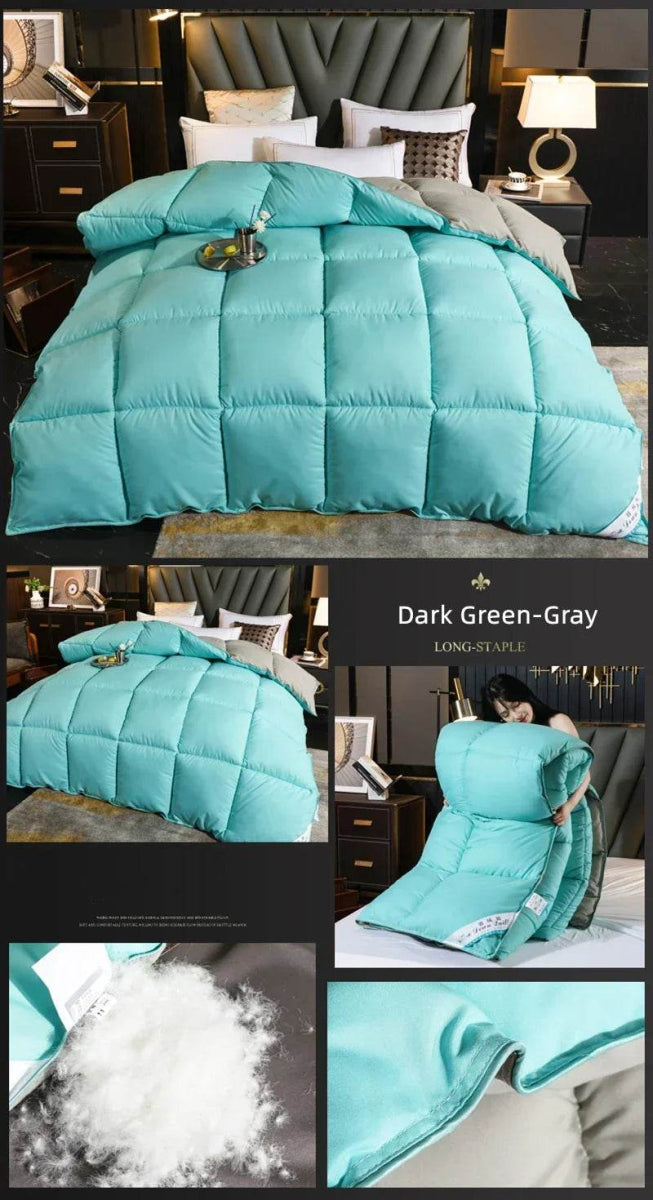 Premium White Goose Down Thick Winter Comforter - Restalyn - Sleep Galleria