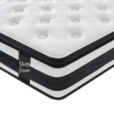 Soft 12-Inch Plush Memory Foam Pocket Spring Mattress - Sleep Galleria