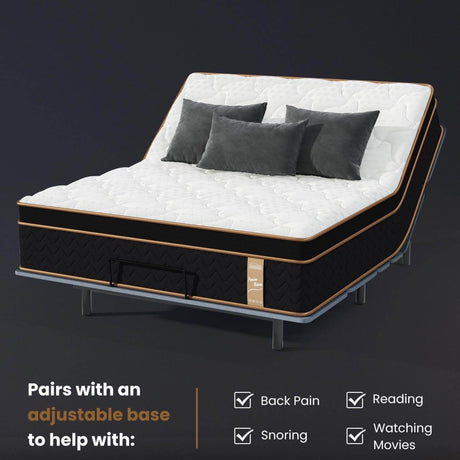 Soft Plush Hybrid Memory Foam Mattress 10-Inch - Sleep Galleria