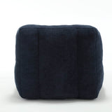 Velvet Memory Foam Indoor Bean Bag Chair With Ottoman - Restalyn - Sleep Galleria