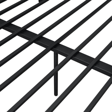 Full XL Over Queen Iron Frame Bunk Bed - Restanew - Sleep Galleria