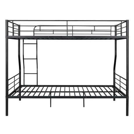 Full XL Over Queen Iron Frame Bunk Bed - Restanew - Sleep Galleria