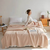 Japanese Style Summer Honeycomb Knit Air Conditioning Blanket - Sleep Galleria
