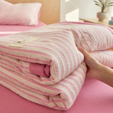 Mugwort Fibre Jacquard Summer Cotton Quilt Blanket - Restanew - Sleep Galleria