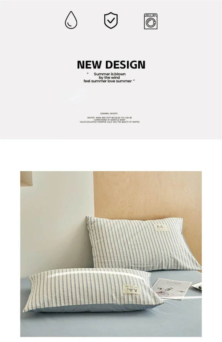 Mugwort Fibre Jacquard Summer Cotton Quilt Blanket - Restanew - Sleep Galleria