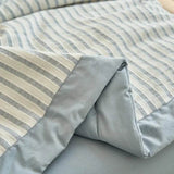 Mugwort Fibre Jacquard Summer Cotton Quilt Blanket - Restanew - Sleep Galleria