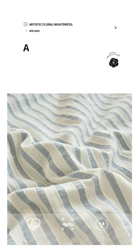 Mugwort Fibre Jacquard Summer Cotton Quilt Blanket - Restanew - Sleep Galleria