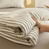 Mugwort Fibre Jacquard Summer Cotton Quilt Blanket - Restanew - Sleep Galleria