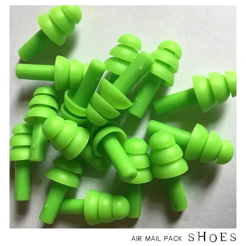 Pack Of 5 Soft Silicone Waterproof Swimming Earplugs - Restanew - Sleep Galleria
