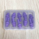 Pack Of 5 Soft Silicone Waterproof Swimming Earplugs - Restanew - Sleep Galleria